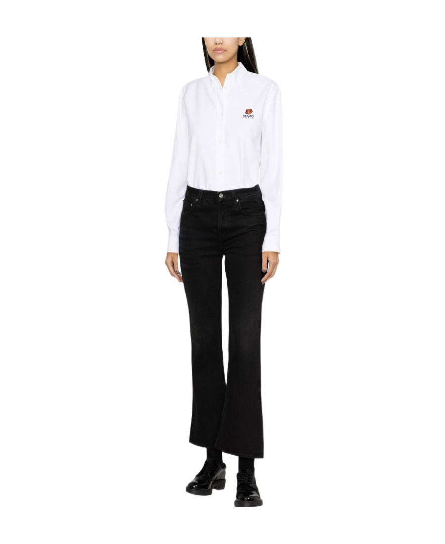 KENZO 'BOKE FLOWER' CREST SLIM SHIRT