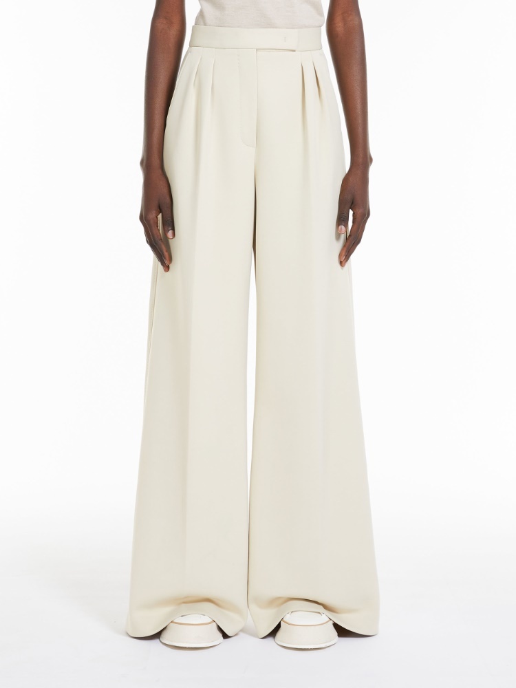 Max Mara Wide Pants In White
