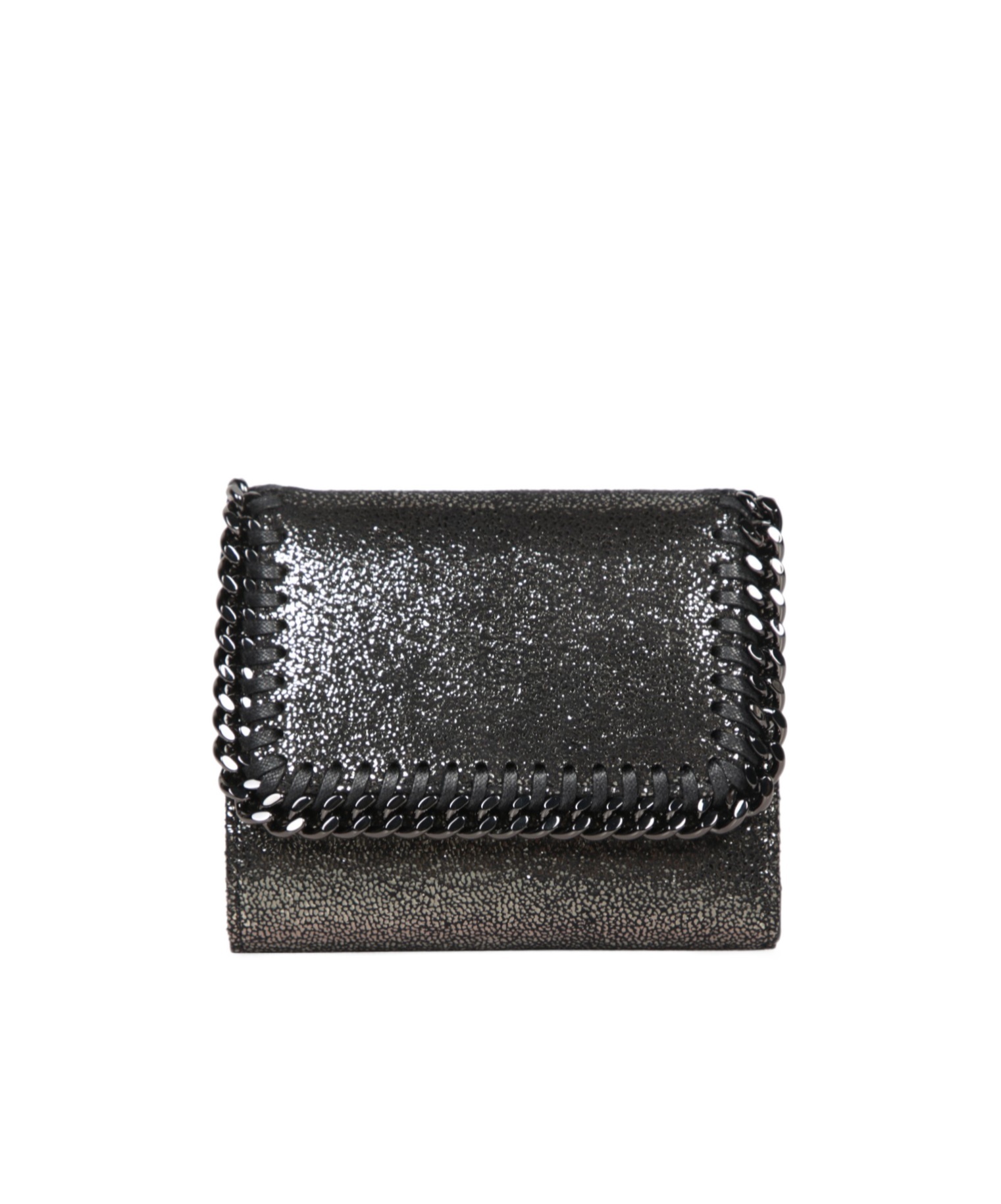 Stella Mccartney Folding Wallet In Black