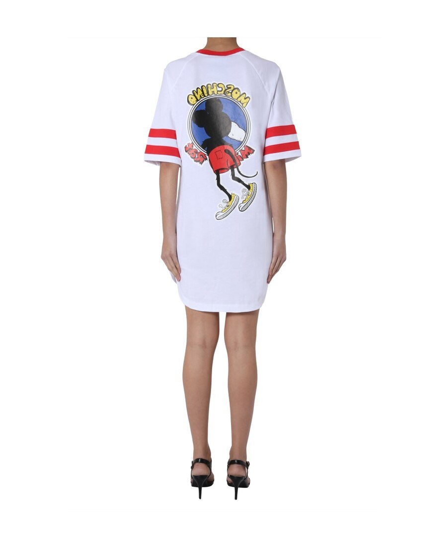 Moschino Short-sleeved Dress In White