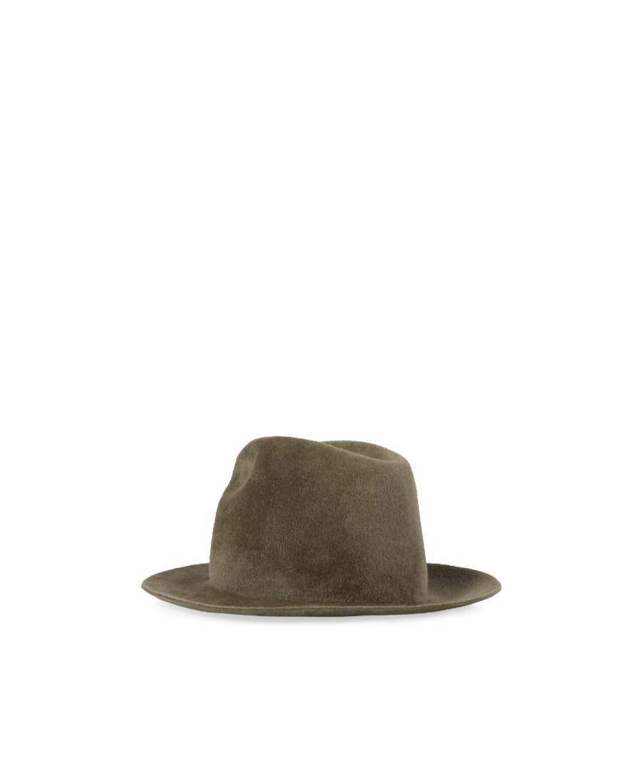 Ruslan Baginskiy Logo-embroidered Fedora Hat In Green