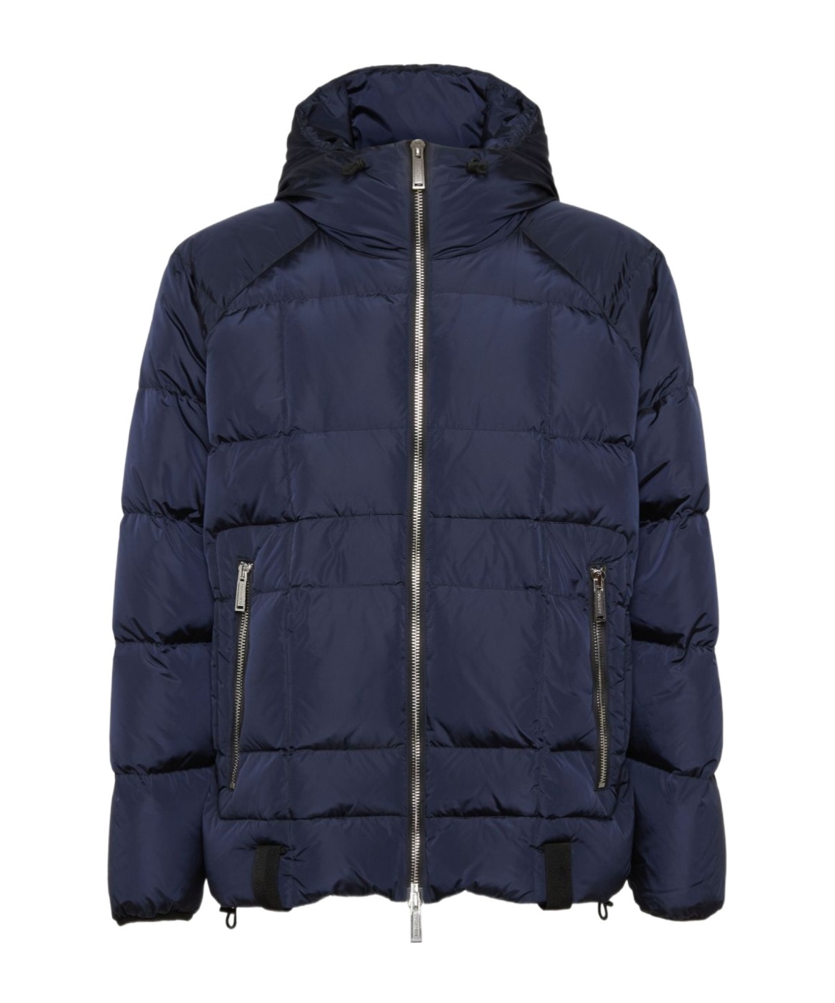 Dsquared2 Hooded Blazer Featuring Zip Pockets In Blue