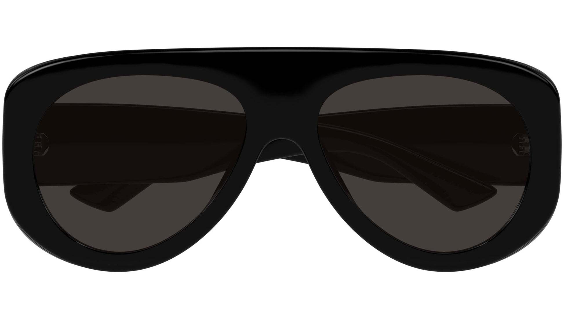 Bottega Veneta Geometric Frame Sunglasses In Black
