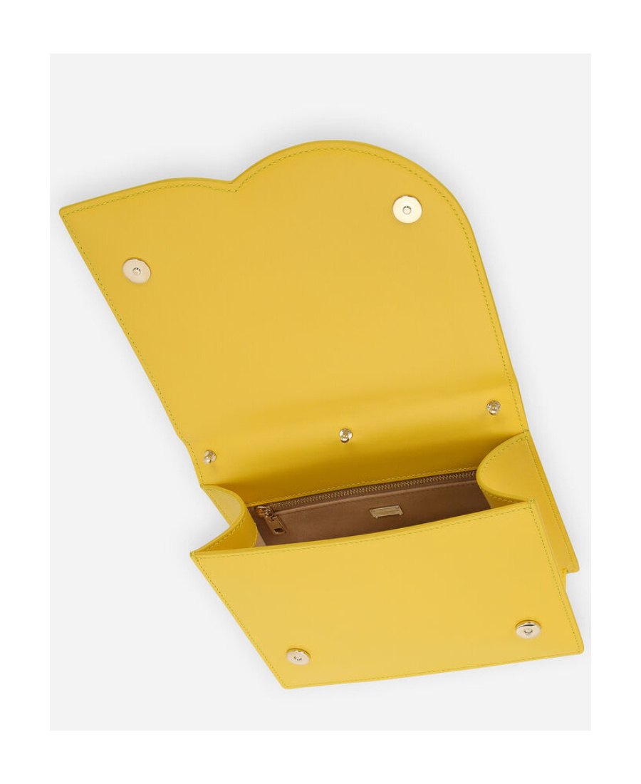 Dolce & Gabbana Dg Logo Crossbody Bag In Yellow