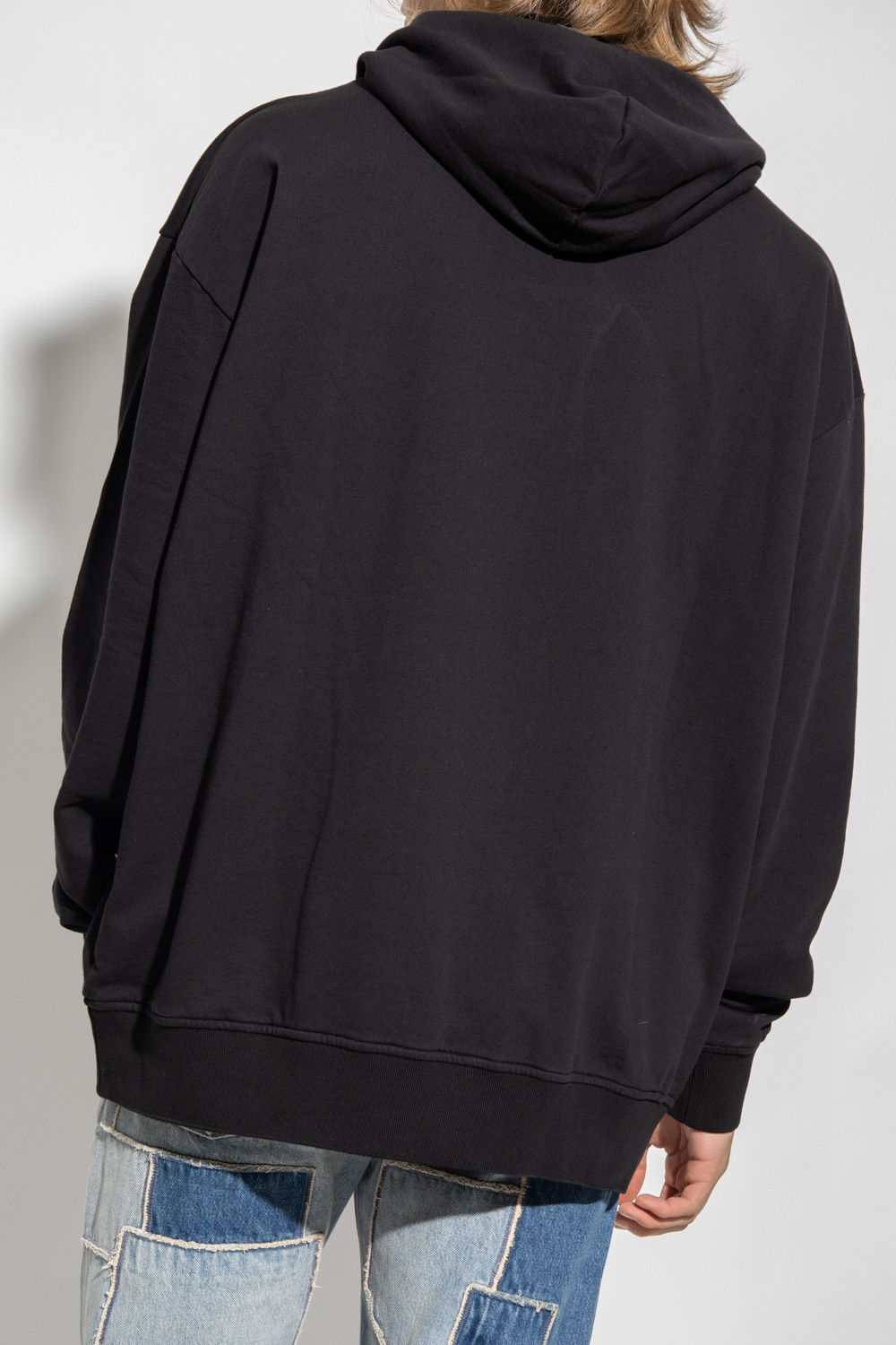 424 LOGO-PRINT 'RECYCLE' HOODIE 