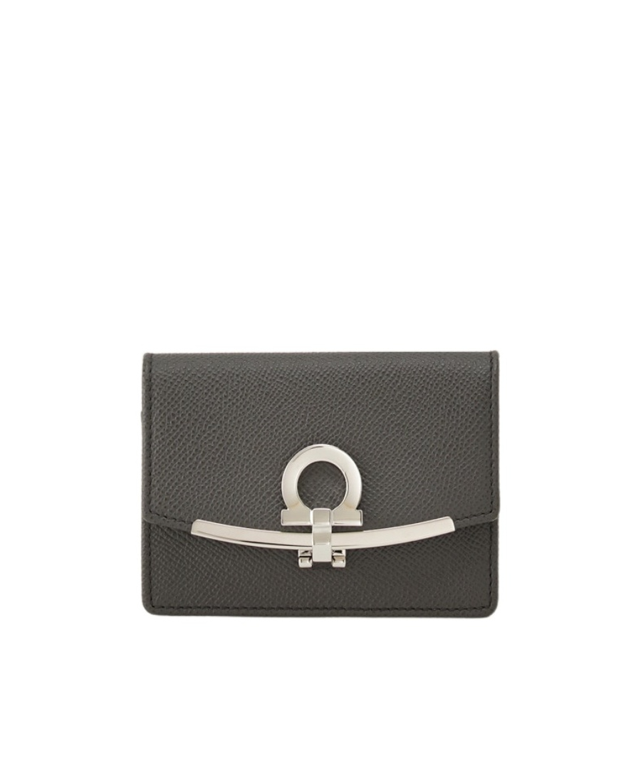 Ferragamo Gancini Card Package In Black