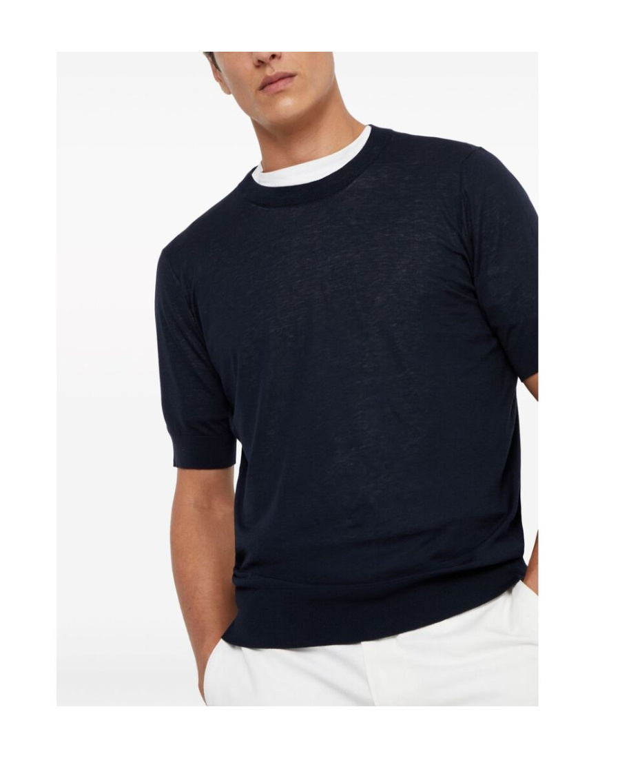 Brunello Cucinelli Polo-style Sweater In Black