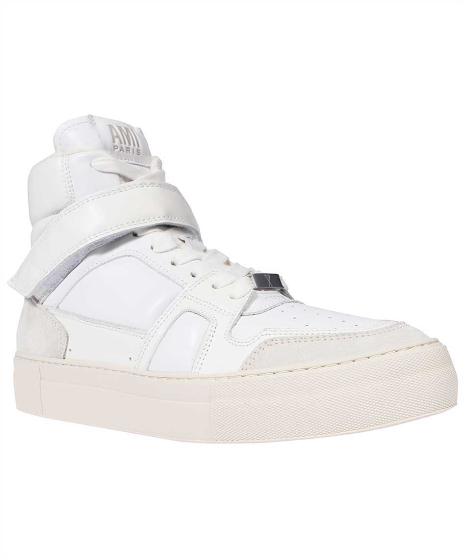 Ami Alexandre Mattiussi High-top Ami De Coeur Sneakers In White