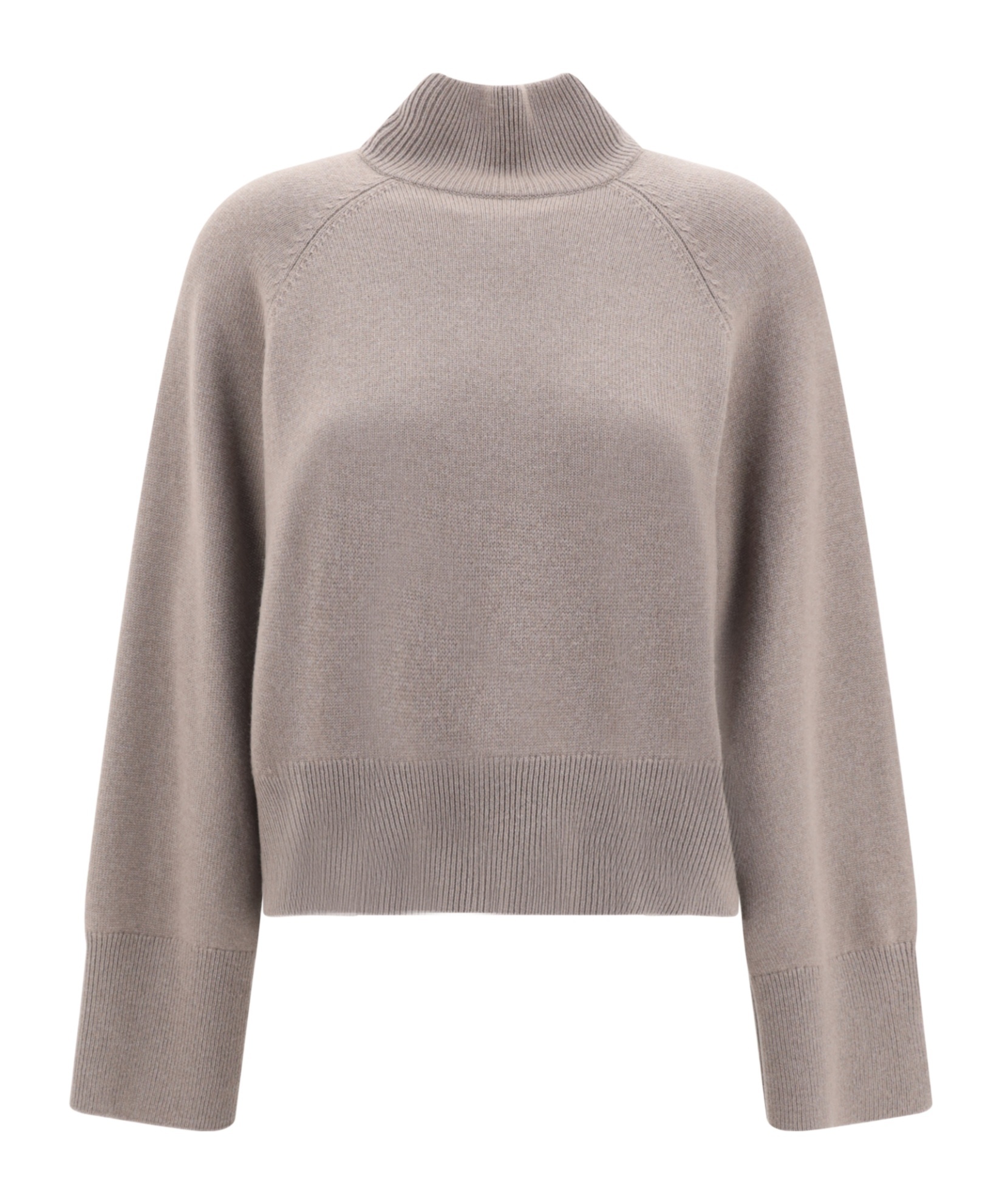 Brunello Cucinelli Long Sleeve Sweater In Gray