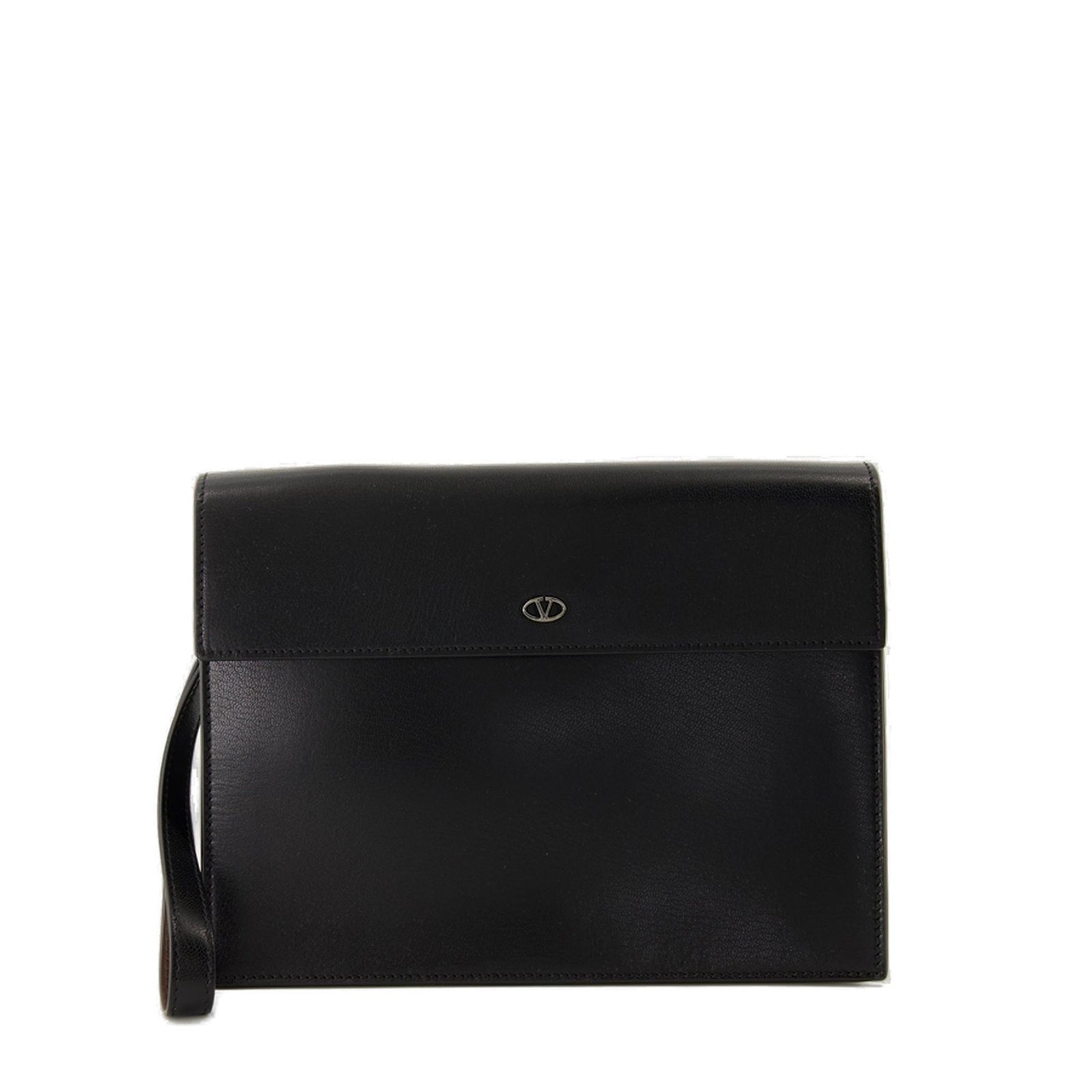 VALENTINO GARAVANI VALENTINO VLOGO PLAQUE CLUTCH BAG 