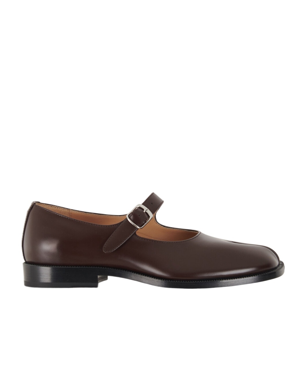 Shop Maison Margiela Tabi Mary-janes In Black