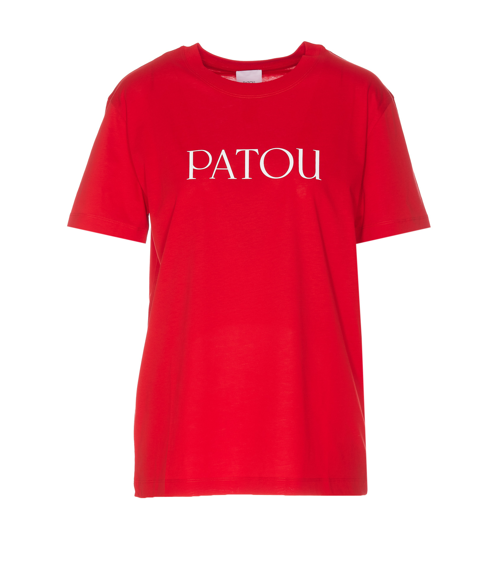 Patou Logo-print Organic Cotton T-shirt In Red