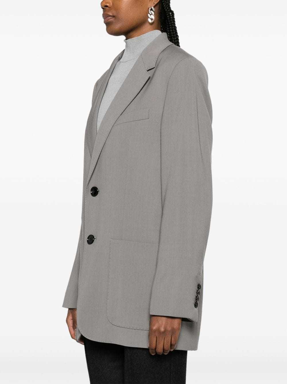 Ami Alexandre Mattiussi Two-button Suit Jacket In Gray