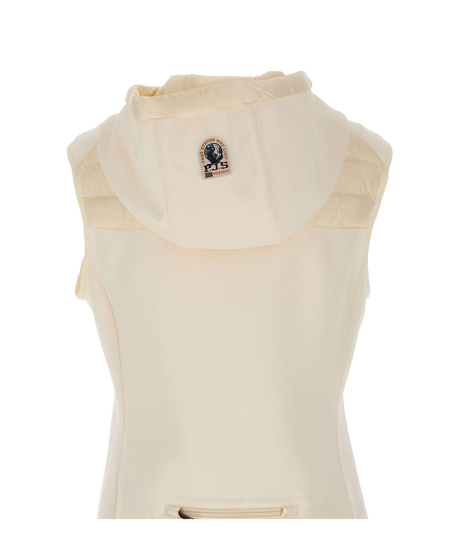 Parajumpers Zipper Down Vest In Nude