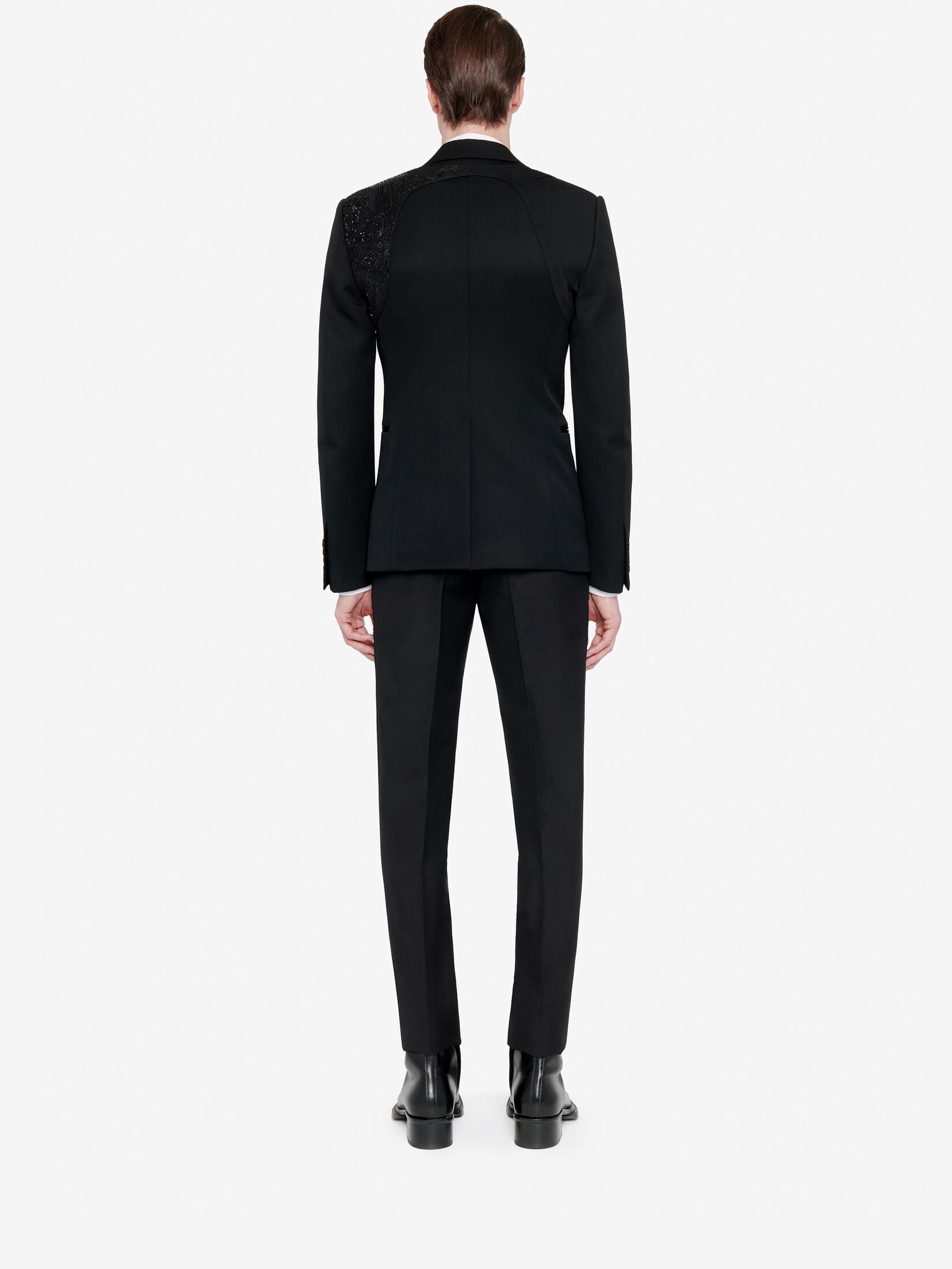ALEXANDER MCQUEEN ALEXANDER MCQUEEN MID-RISE TAILORED TAPERED TROUSERS
