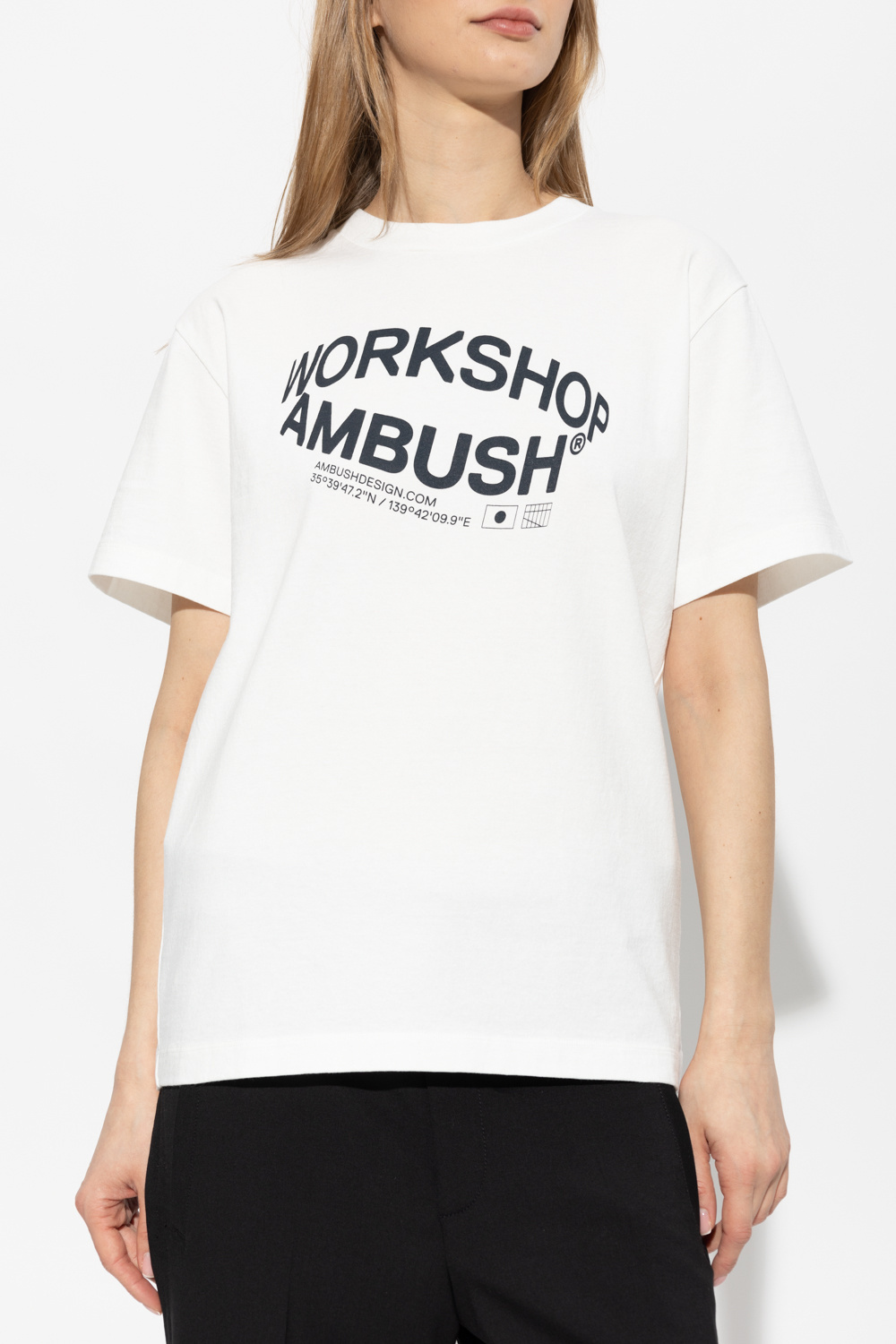 Ambush Women Revolve T-shirt In White
