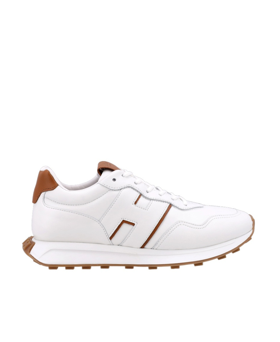 Hogan H601 Leather Low-top Sneakers In White