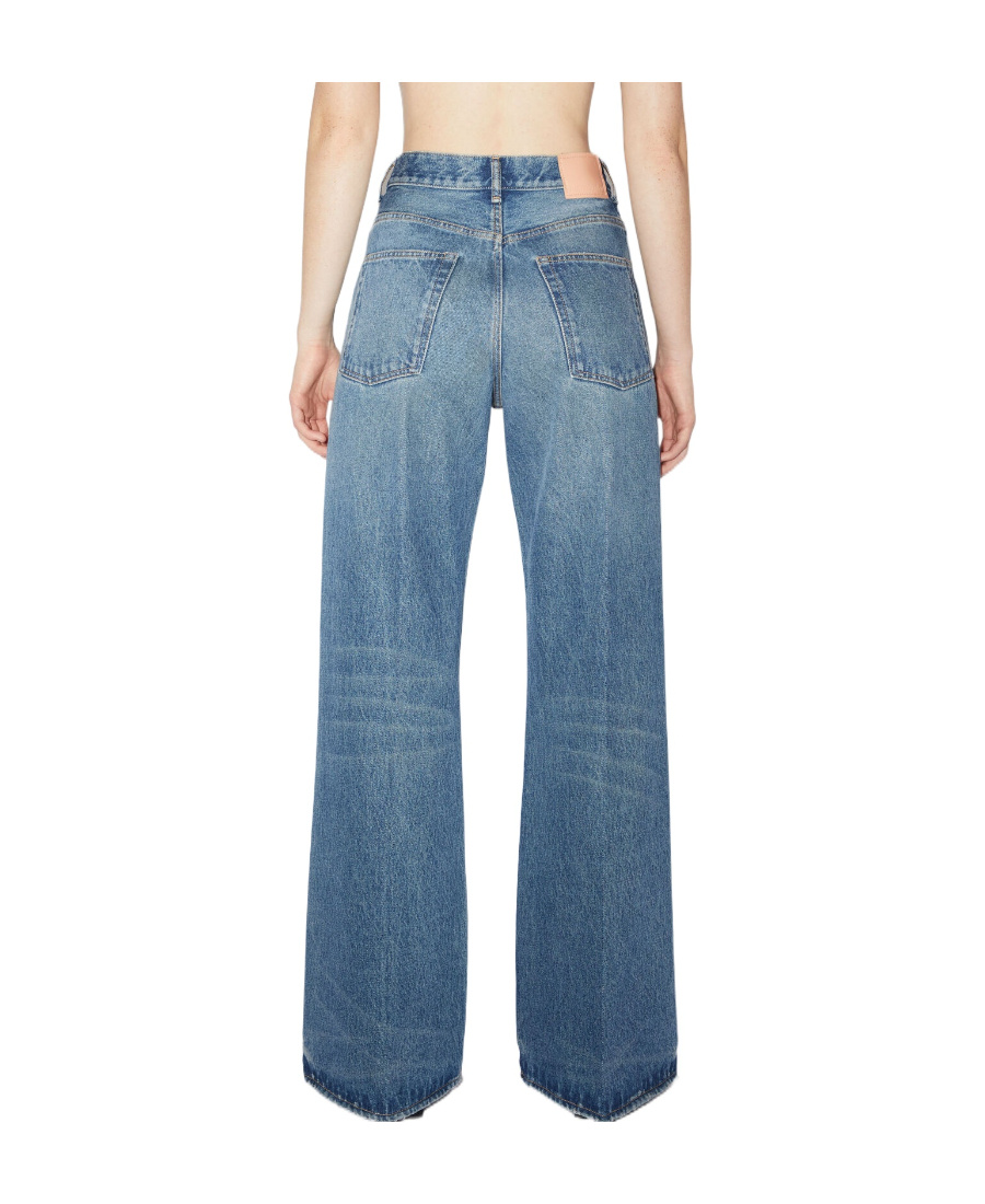 Acne Studios Wide-leg Jeans In Blue