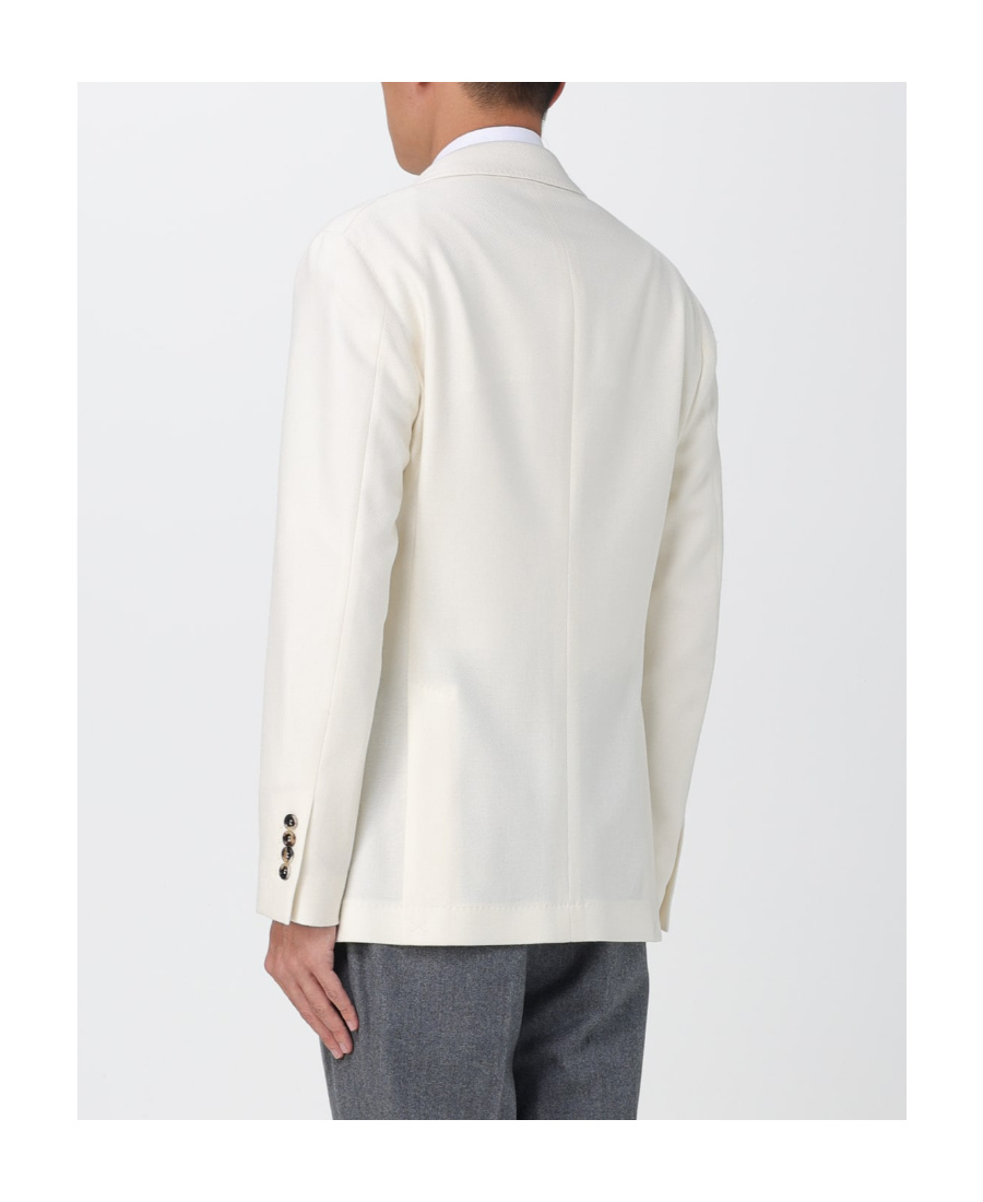 Brunello Cucinelli Peak-lapel Double-breasted Blazer In White
