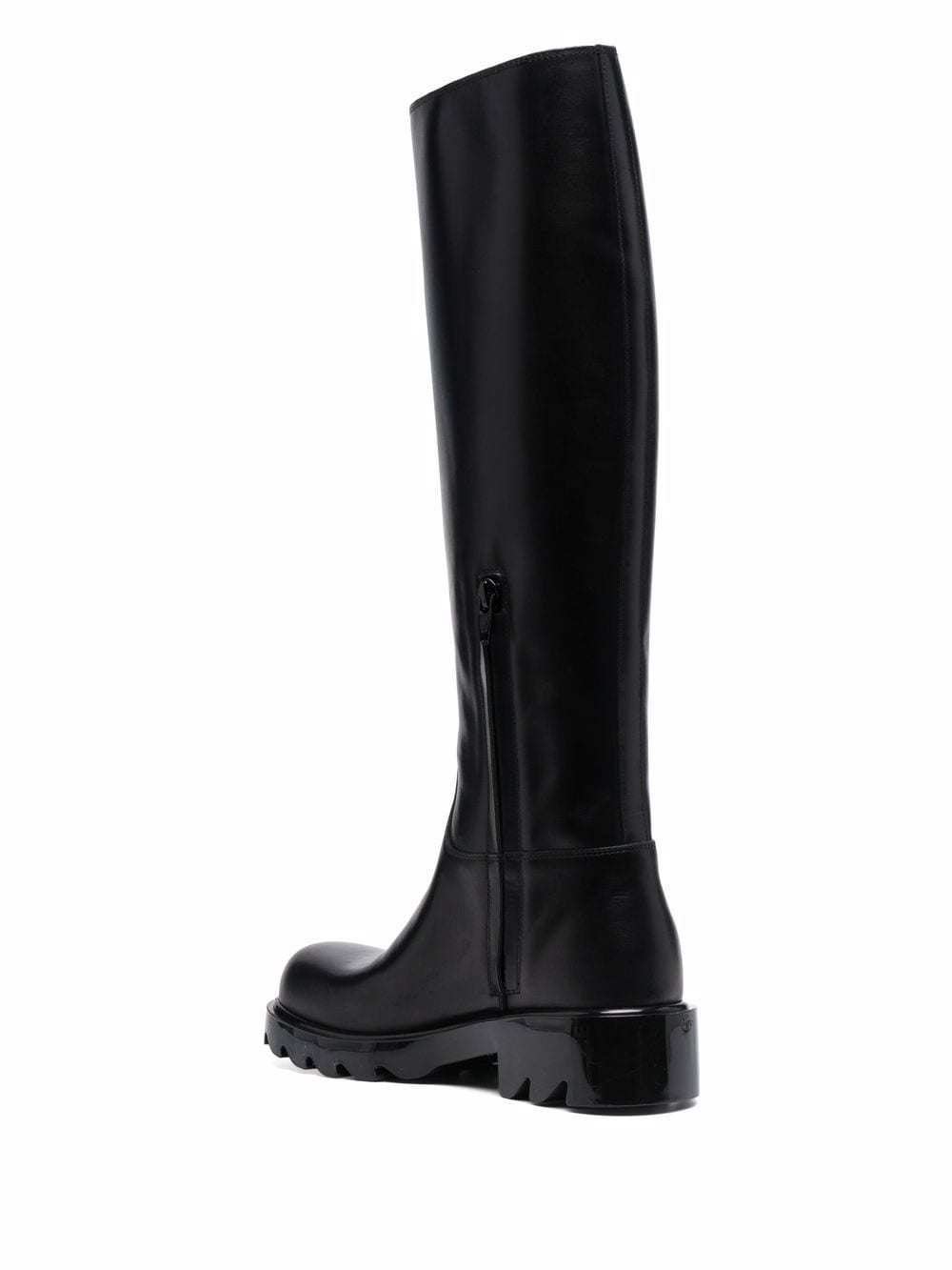Bottega Veneta Strut Round-toe Boots In Black
