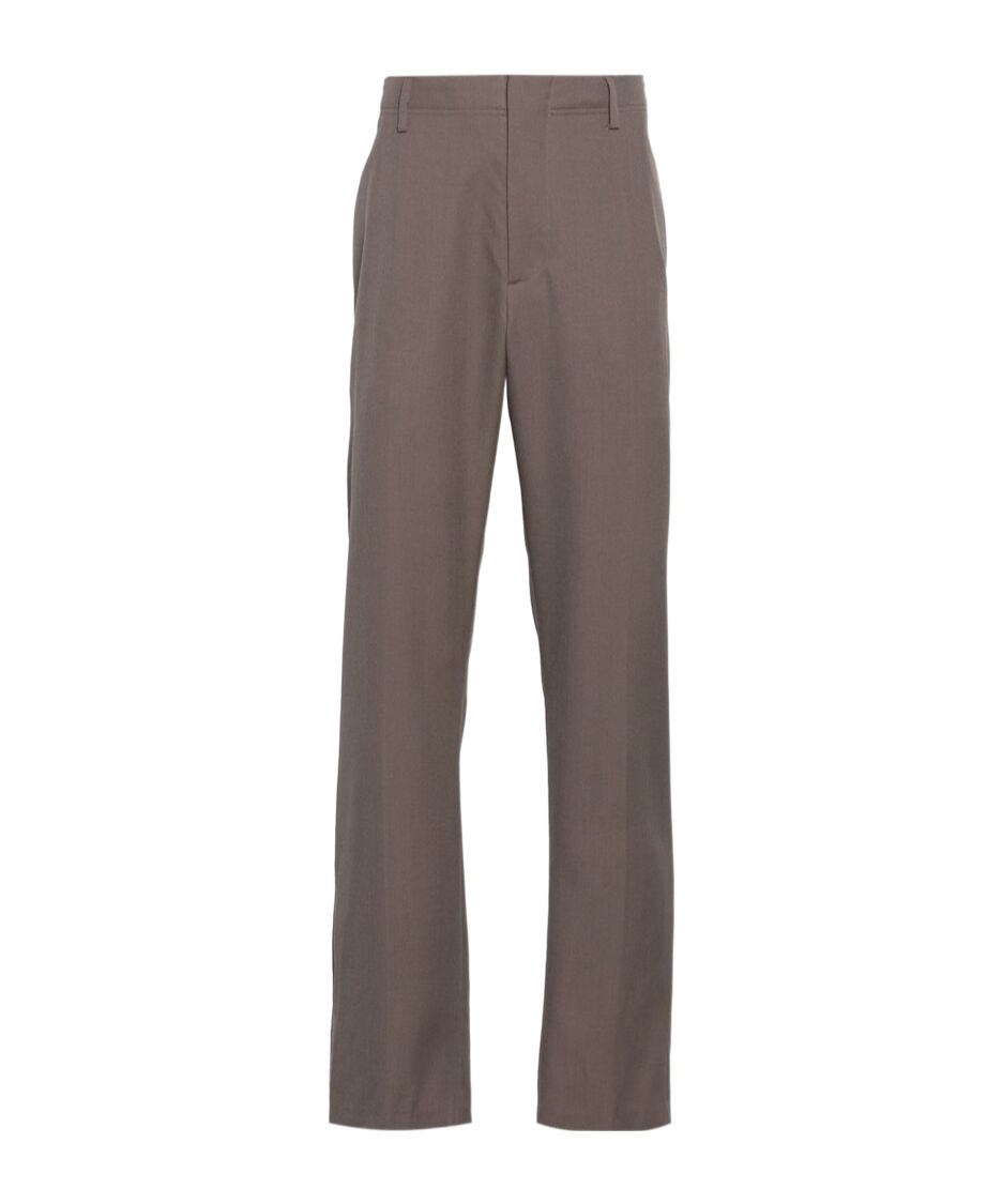 Nanushka Belt-loop Casual Pants In Gray