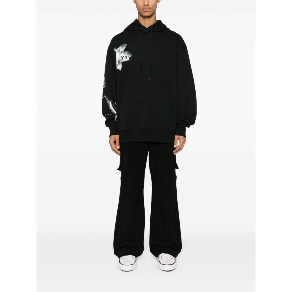 Y-3 Gfx Hoodie In Black