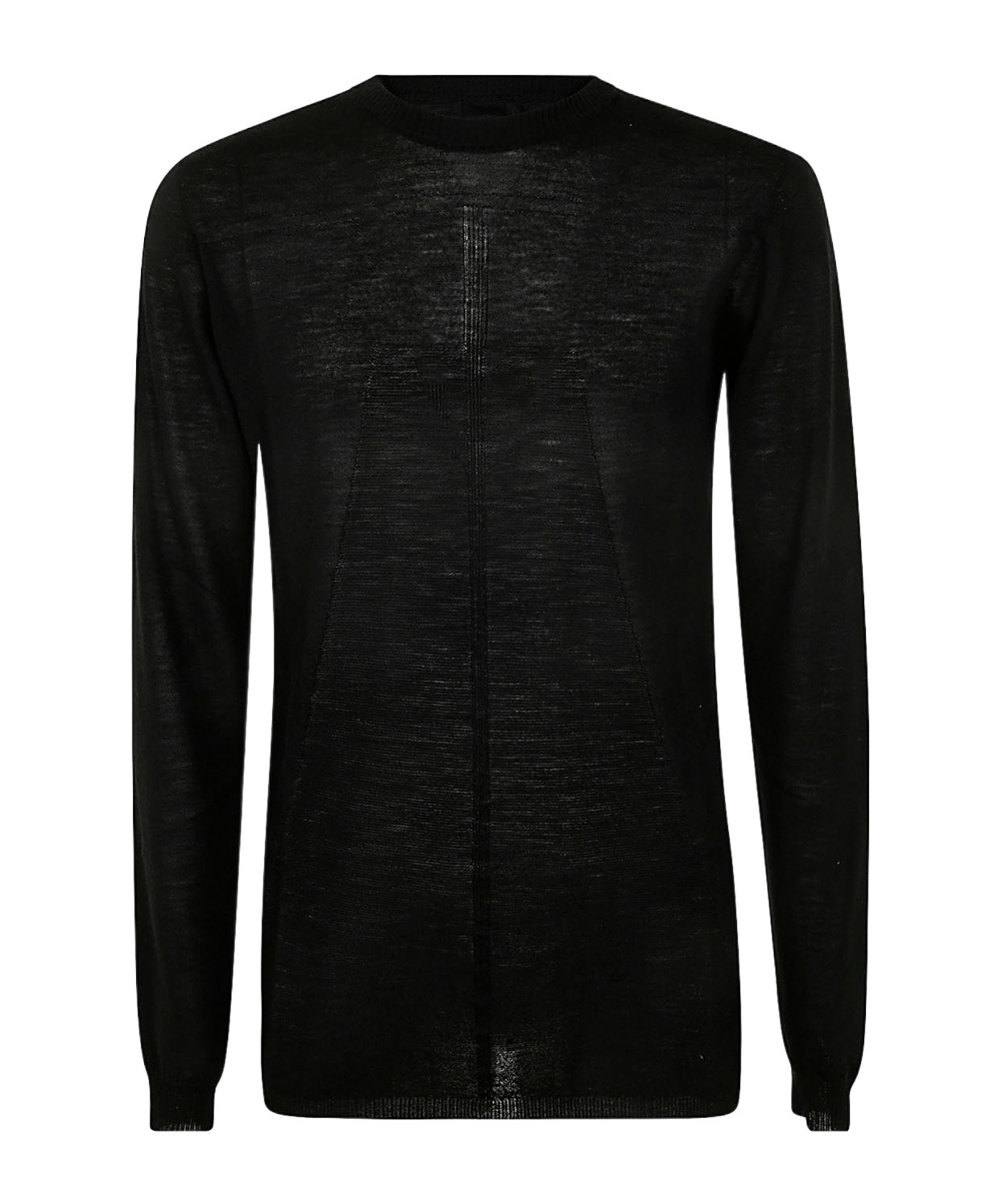 Rick Owens Black Porterville Biker Level Sweater In Black