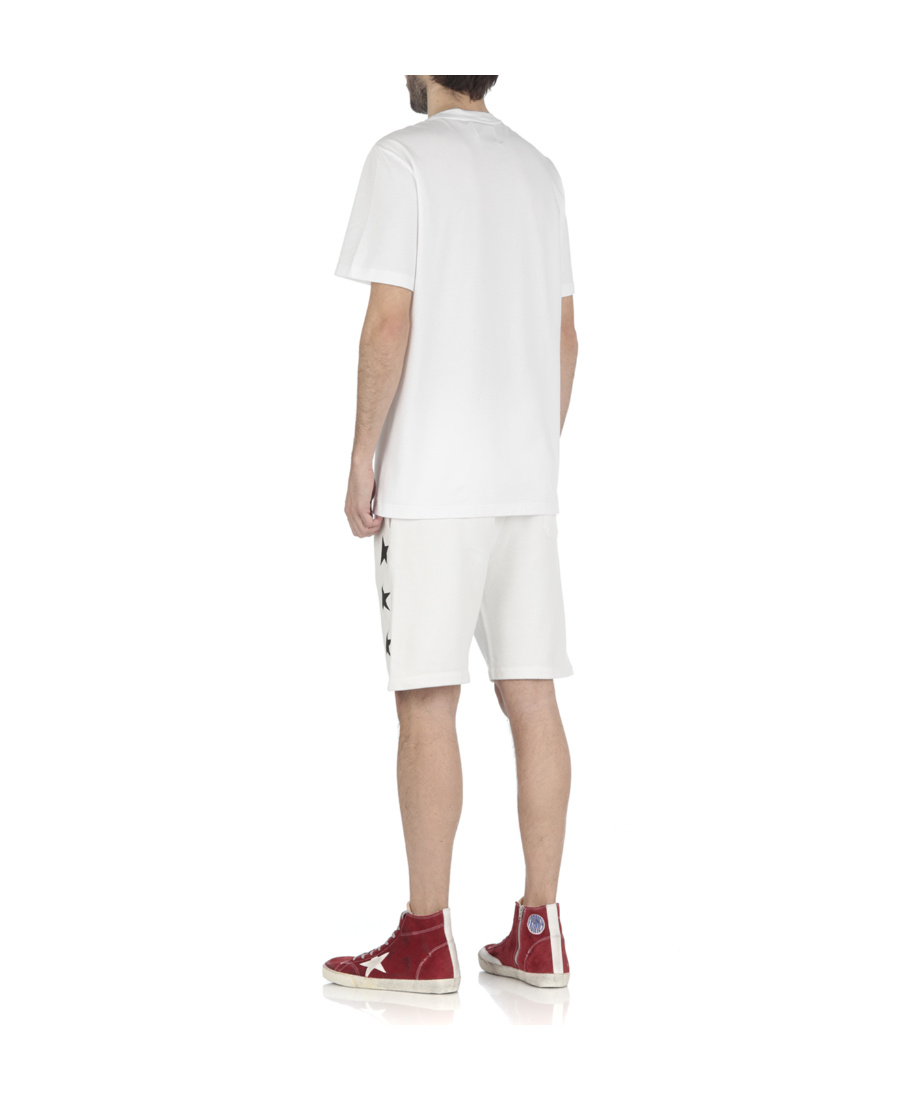 Golden Goose Diego Star Short Sweatpants In Gray