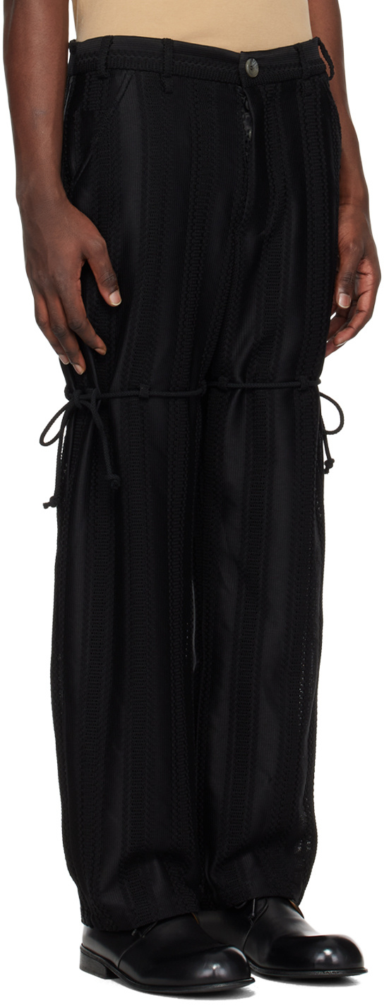 SONG FOR THE MUTE KNITTED WIDE-LEG TROUSERS 