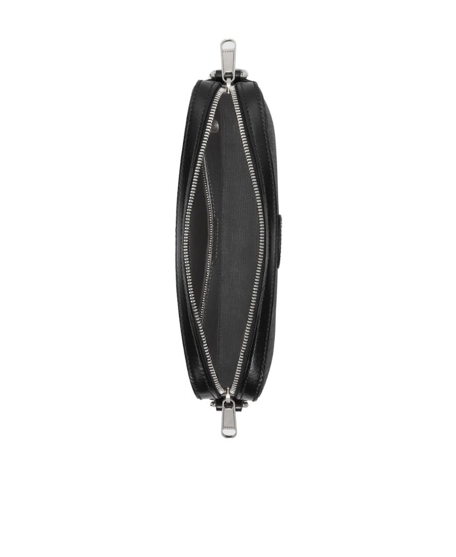 Shop Gucci Gg Supreme Shoulder Bag In Black