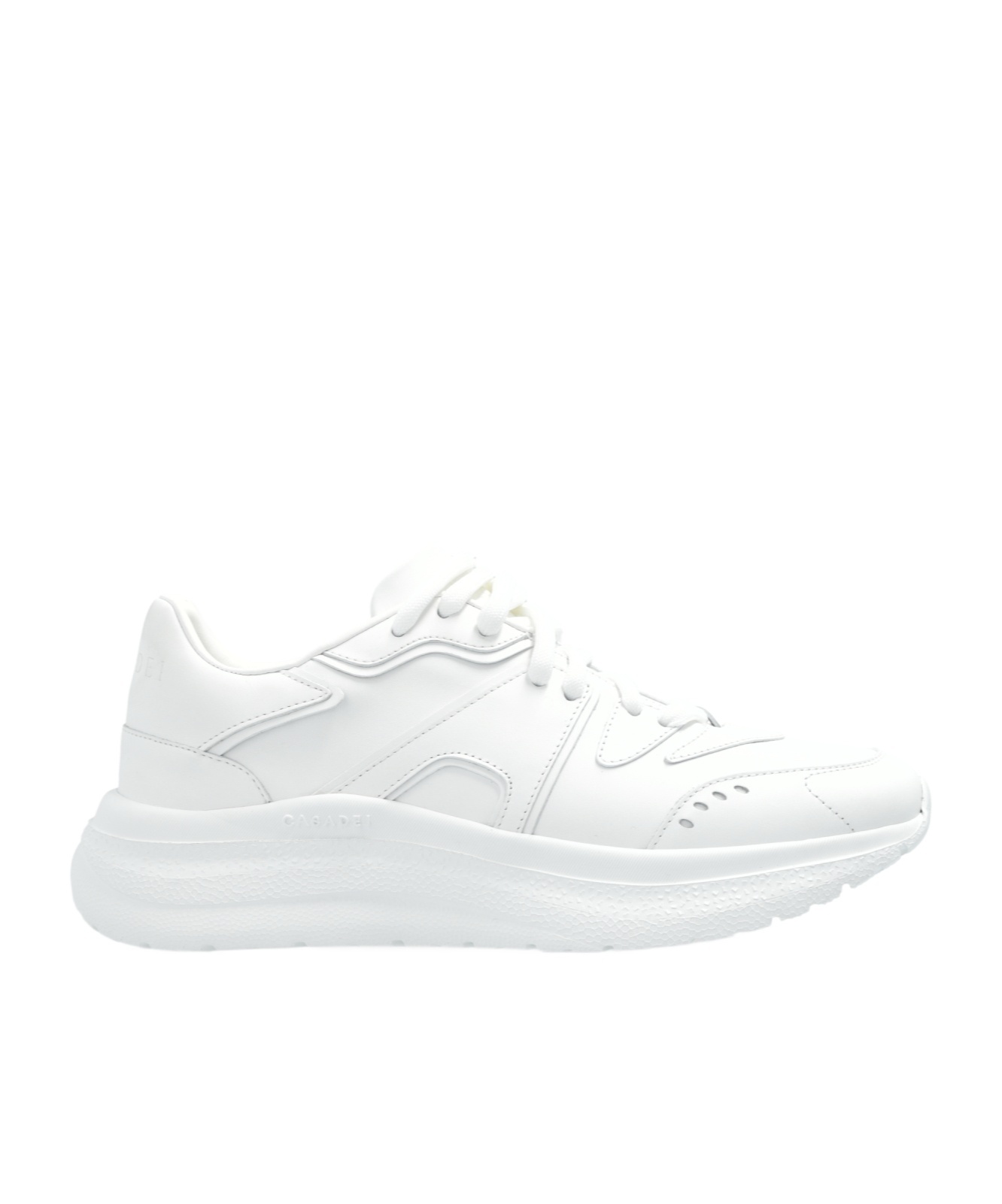 Casadei Laced Sneakers In White