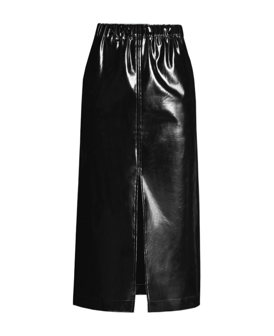 Maison Margiela Midi Skirt In Black