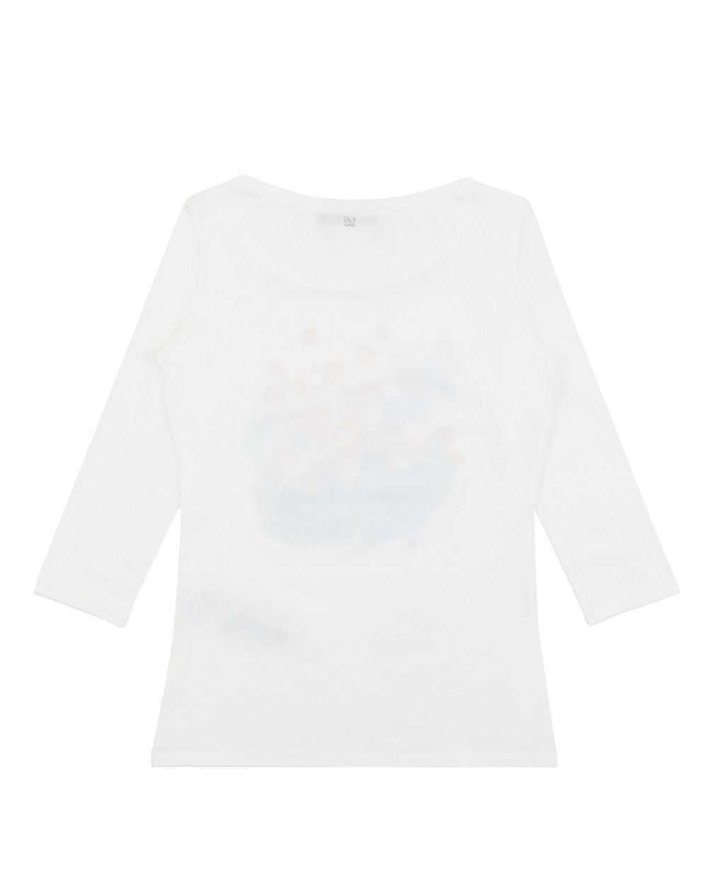 Weekend Max Mara T-shirt With Round Neck And Long Sleeves In White