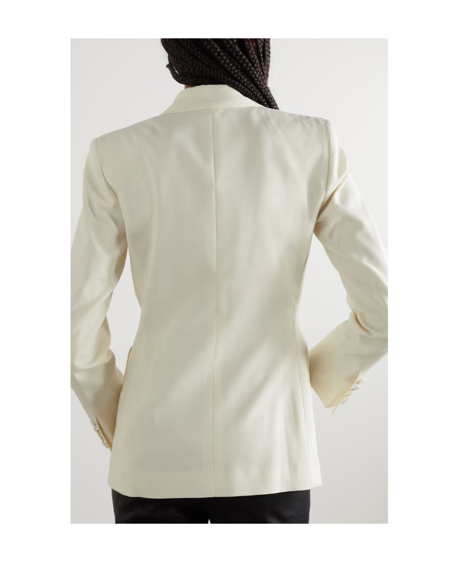 Blazé Milano Double-breasted Suit Jacket In Neutral
