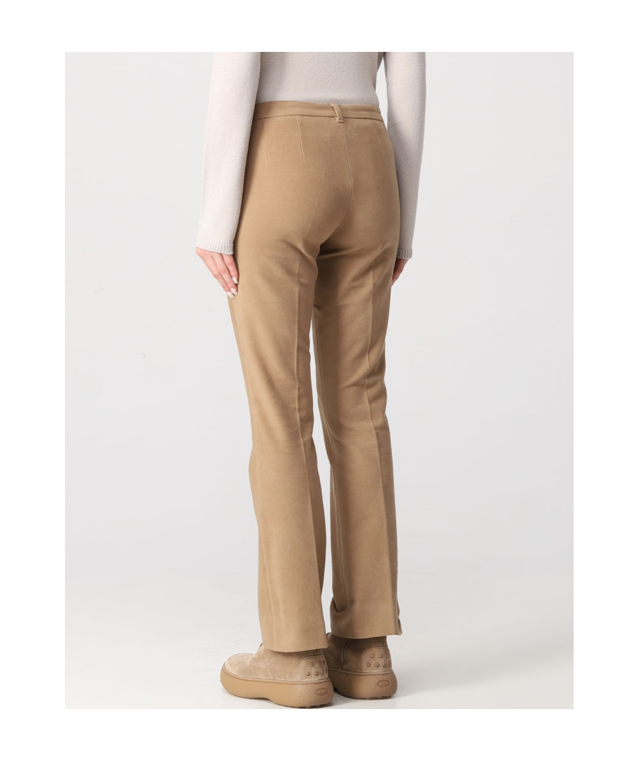 Max Mara Straight Casual Pants In Nude