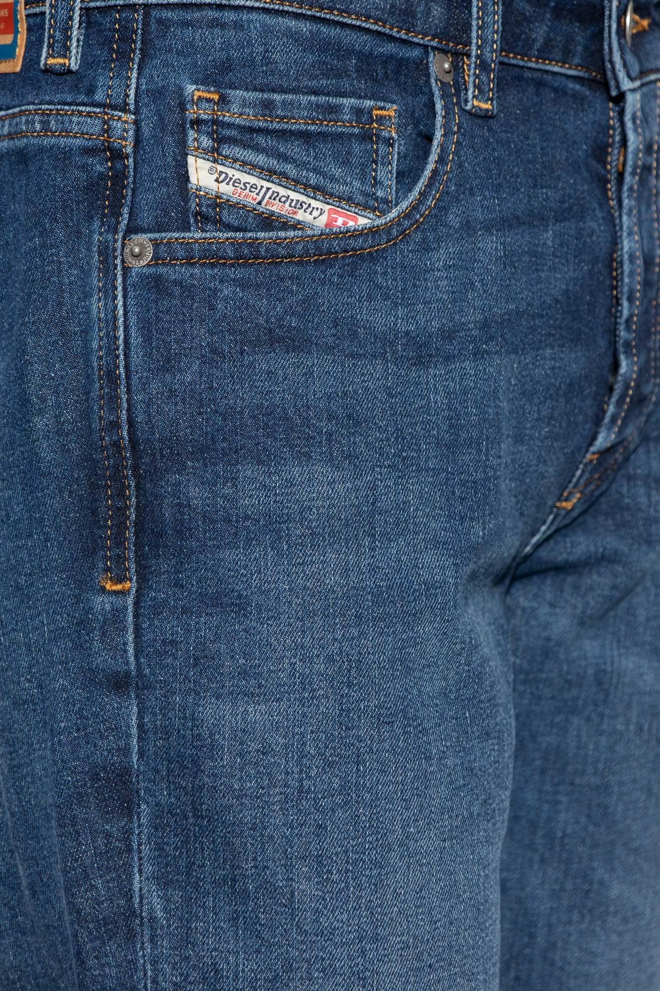 Shop Diesel 1989 D-mine 09i28 Straight-leg Jeans In Blue