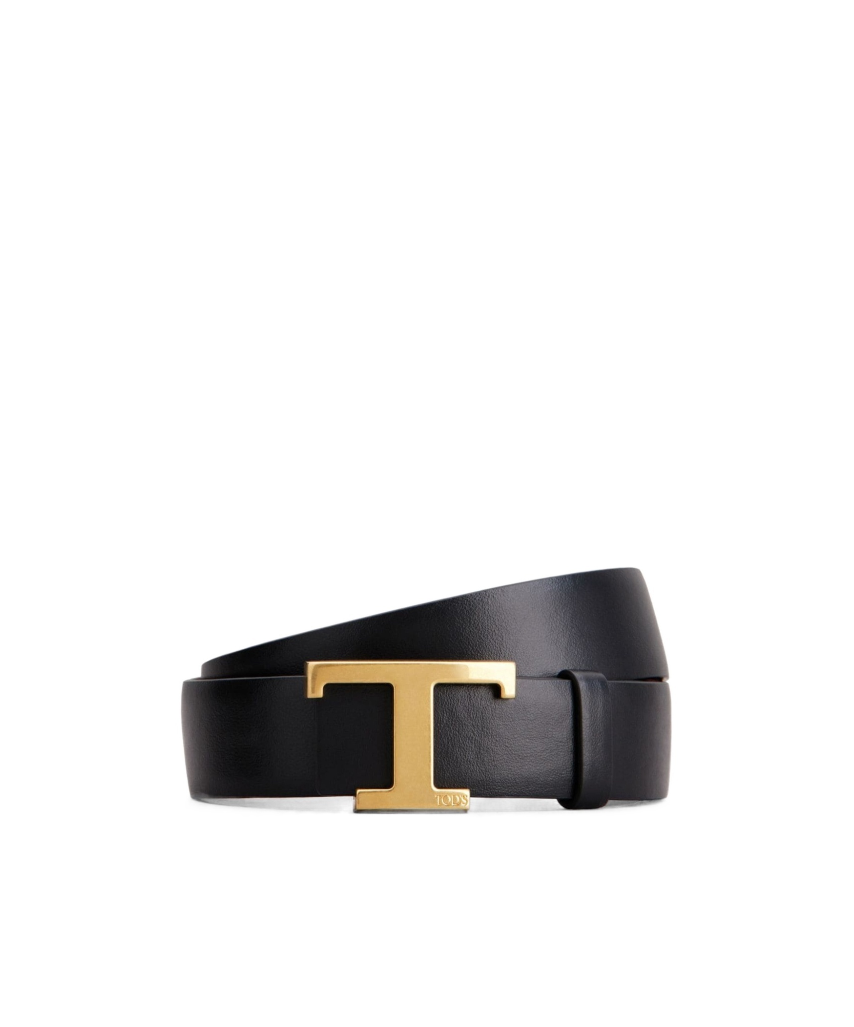 Tod's "t Timeless" Reversible Belt In Black