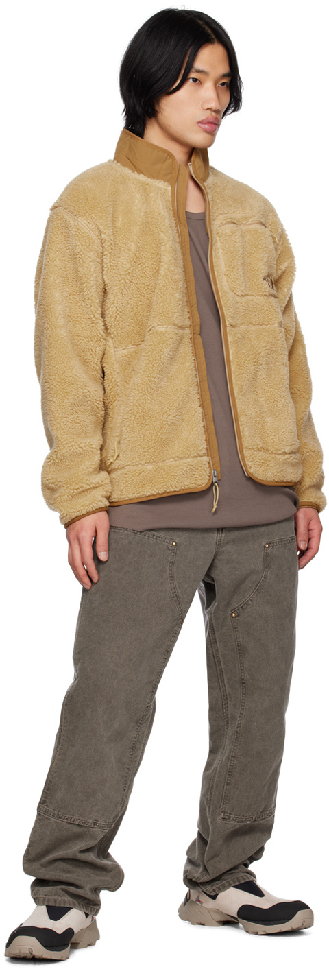 The North Face Logo Long-sleeved Jacket In Nude