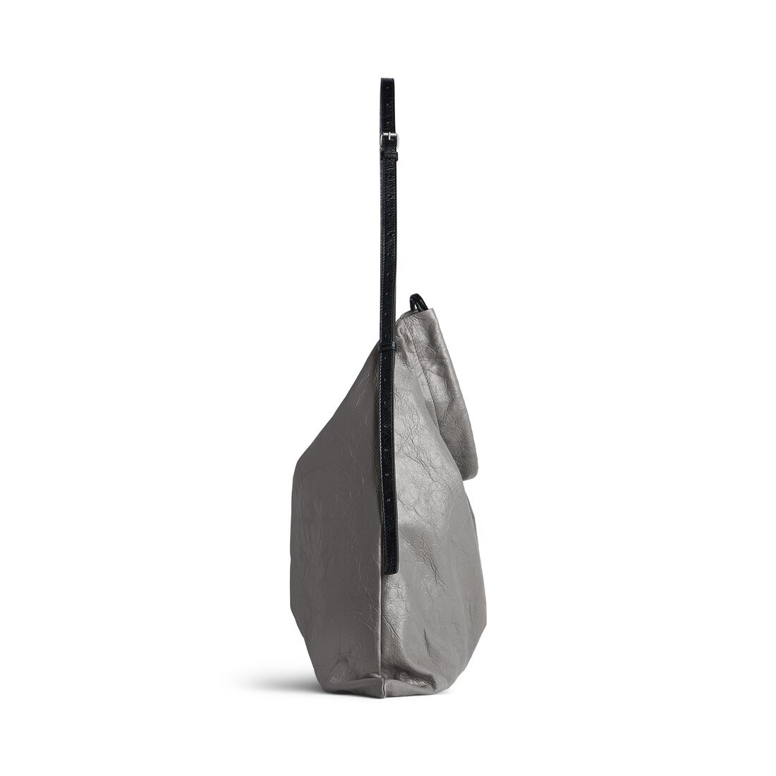 Balenciaga Adjustable Shoulder Strap Shoulder Bag In Gray