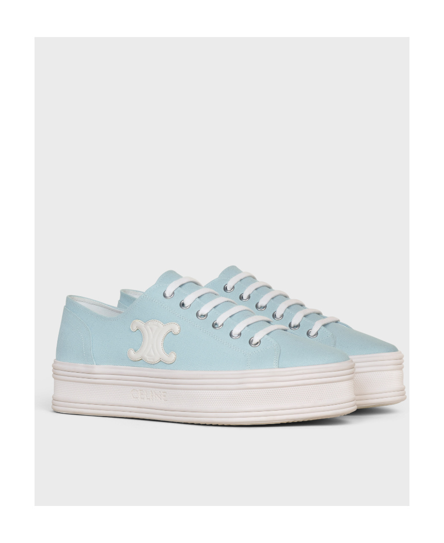 Celine Leisure Sports Shoes With Round Head And Thick Soles In Blue