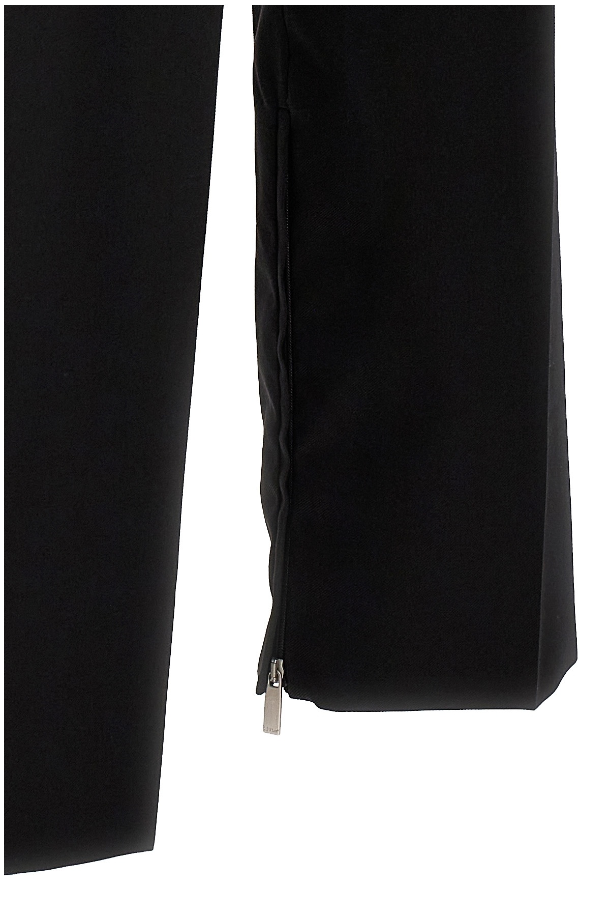 Off-white Diag Stripe Straight-leg Trousers In Black
