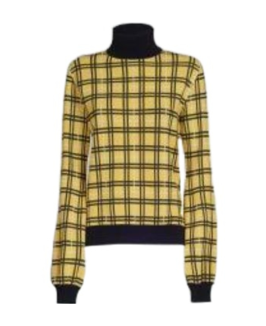 Marni Checkered Virgin-wool Jumper In Multicolor