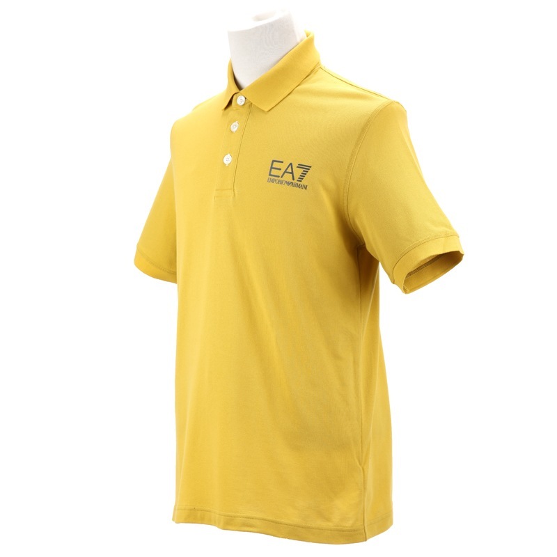 EA7 LOGO LAPEL POLO SHIRT