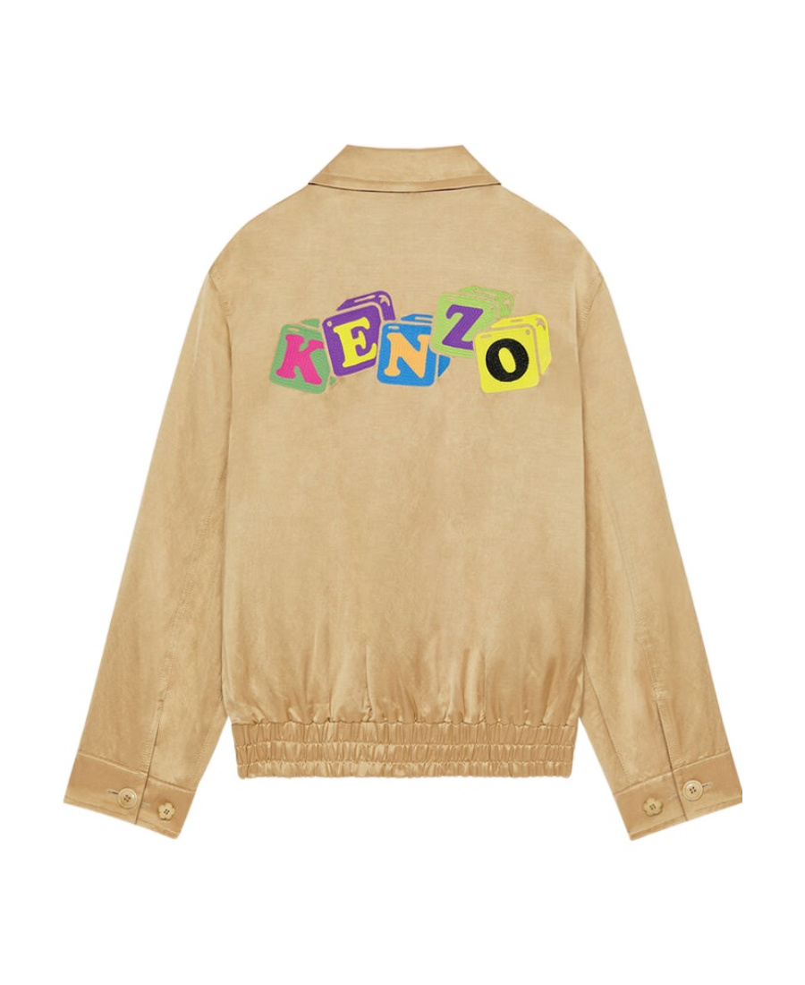 Kenzo Synthetic Fibers Jacket In Purple