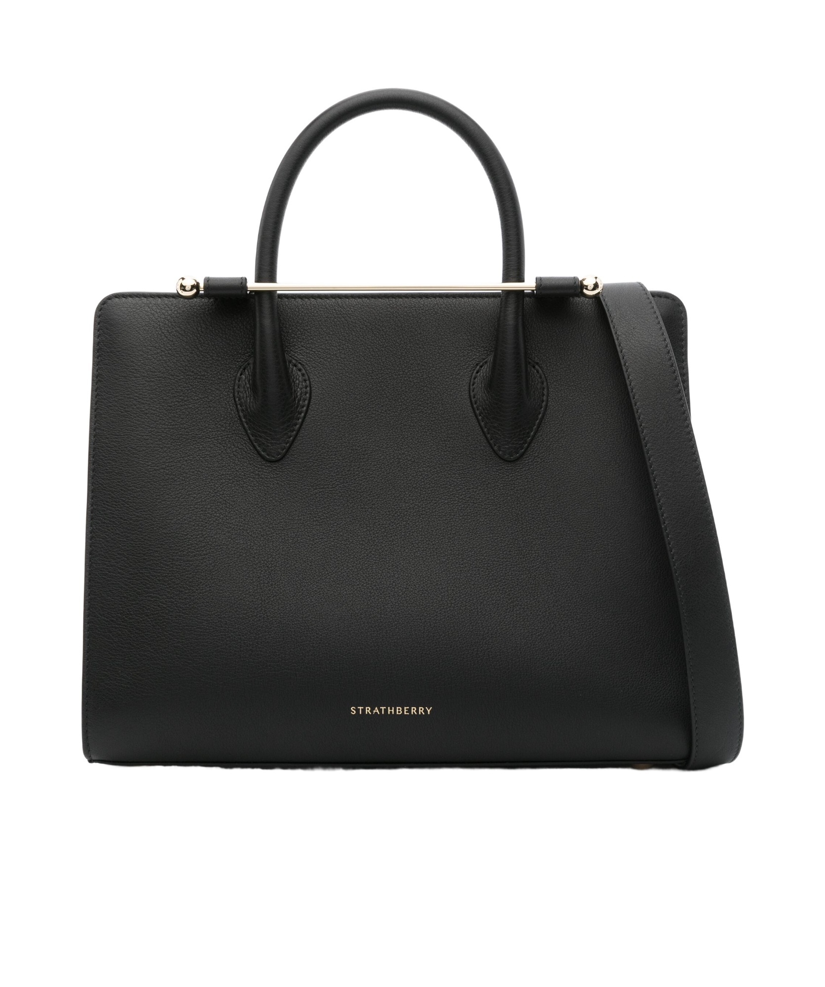 Strathberry Midi Tote Tote Bag In Black
