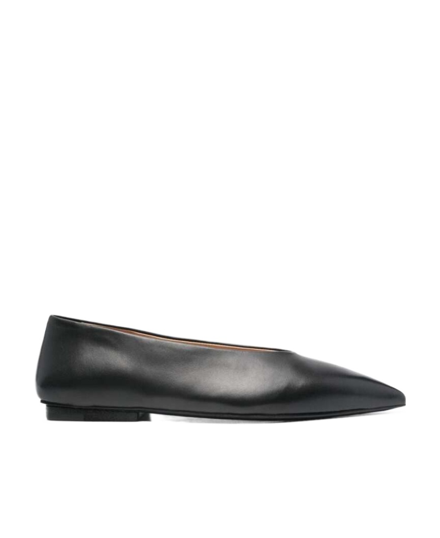 Marsèll Woman Ballet Flats Black Size 8.5 Soft Leather In Black
