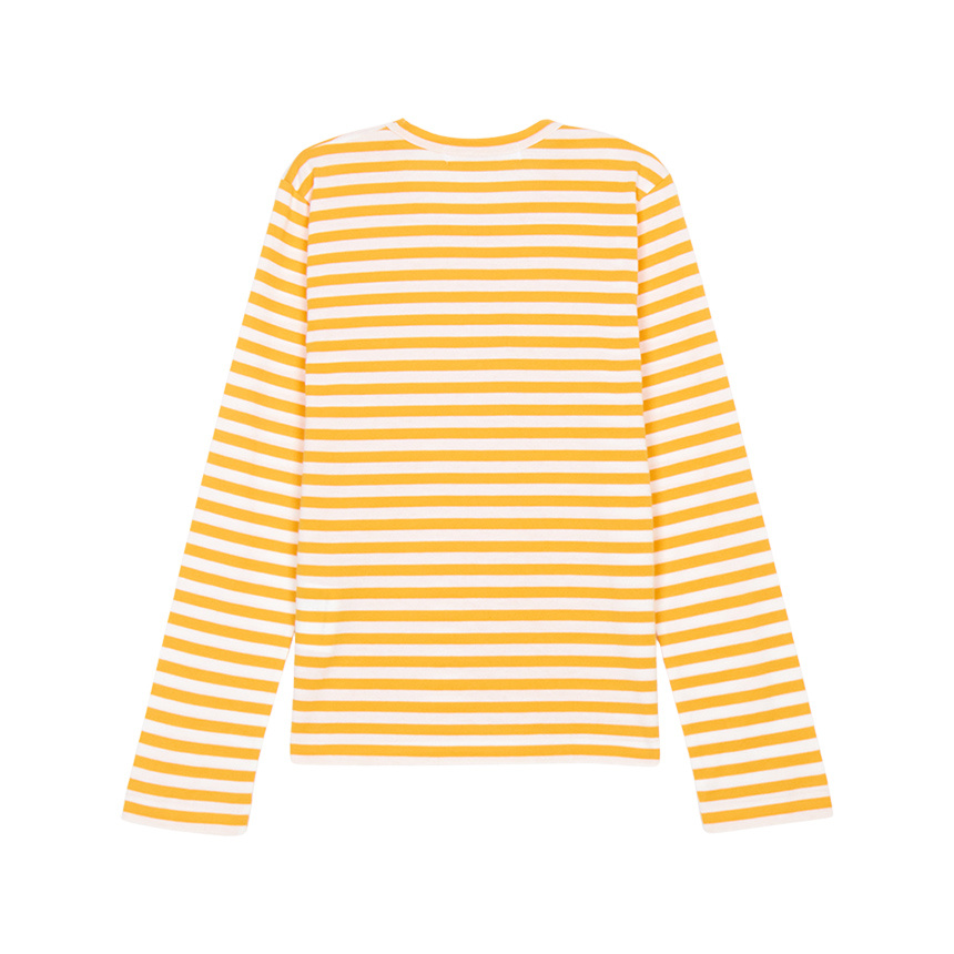 Comme Des Garçons Long-sleeved T-shirt In Yellow