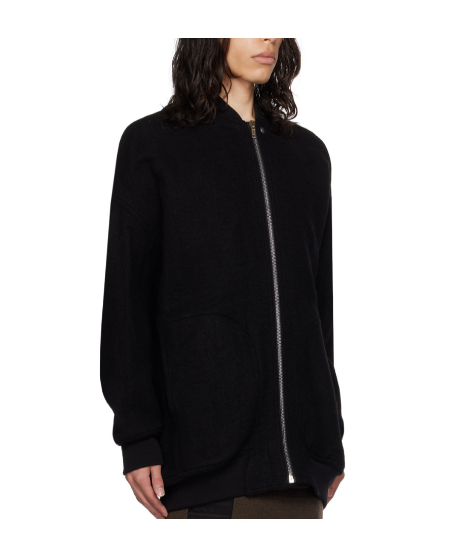 Rick Owens Jumbo Peter Flight Jacket In Black