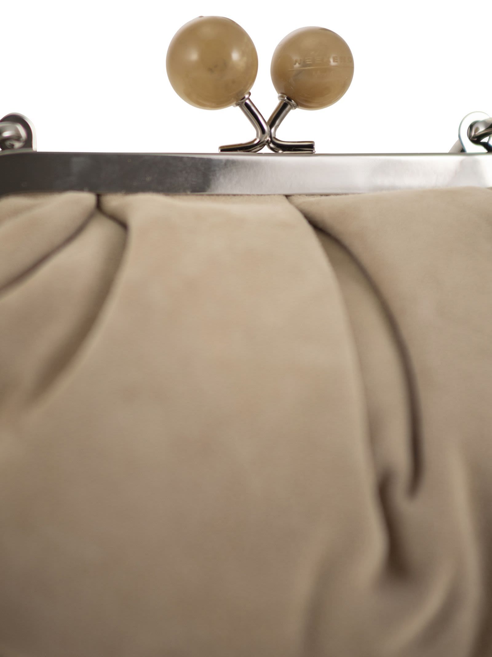 Weekend Max Mara Chain Shoulder Bag In Brown