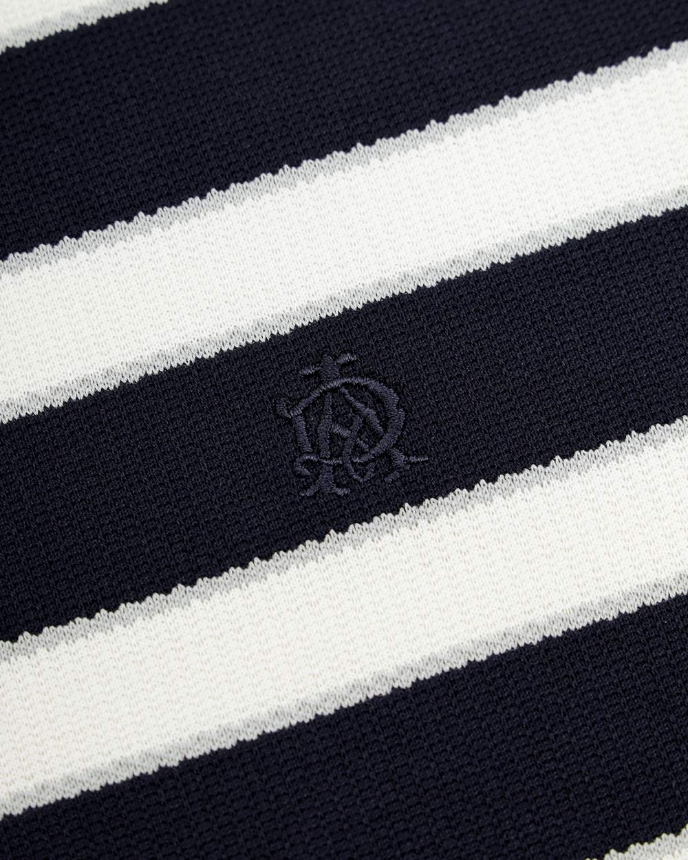 DUNHILL LOGO EMBROIDERED POLO SHIRT 
